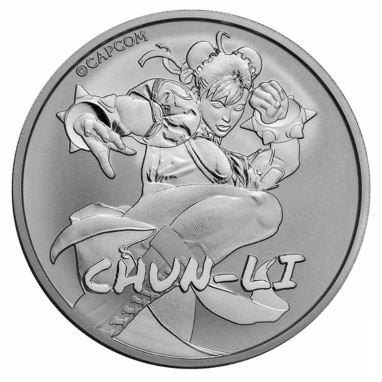 Srebrna moneta Street Fighter: Chun-Li 1 oz, 2022